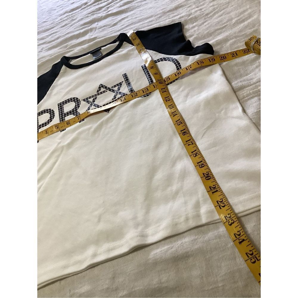 PROUD Retro Custom Printed Ringer Tee Shirt L - Picture 2 of 5